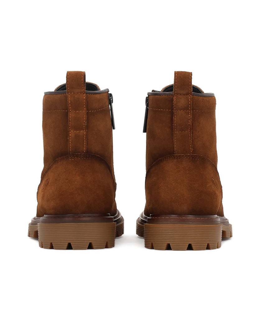 Kazar-Braune-Herrenstiefel-aus-natürlichem-Wildleder-braun