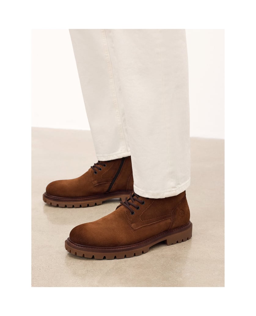 Kazar-Braune-Herrenstiefel-aus-natürlichem-Wildleder-braun