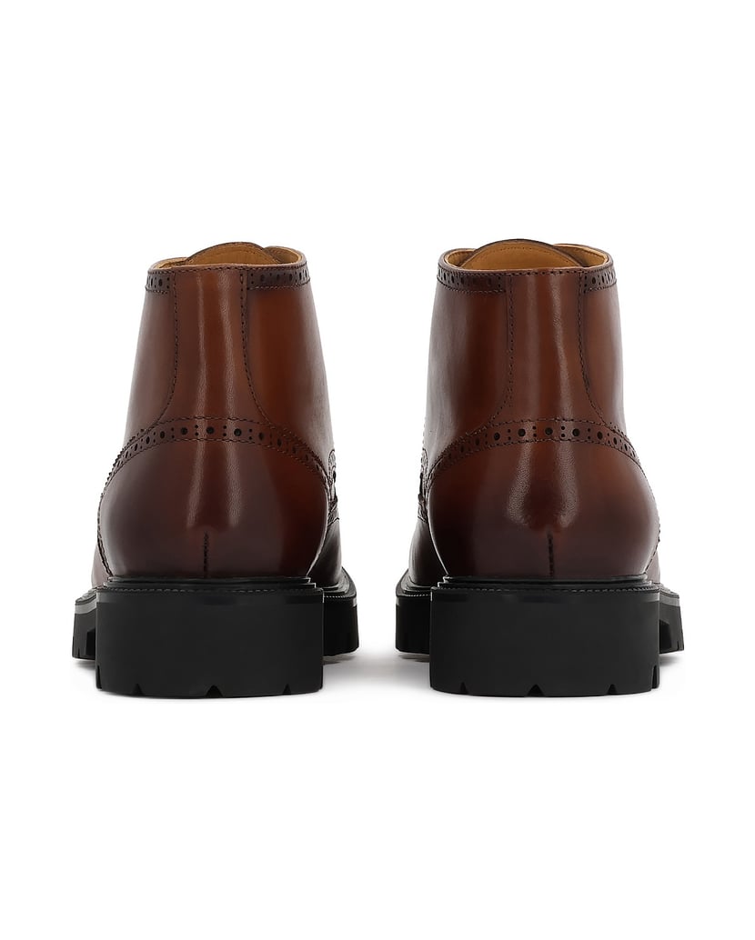 Kazar-Schnürstiefel-aus-Leder-für-Männer-braun