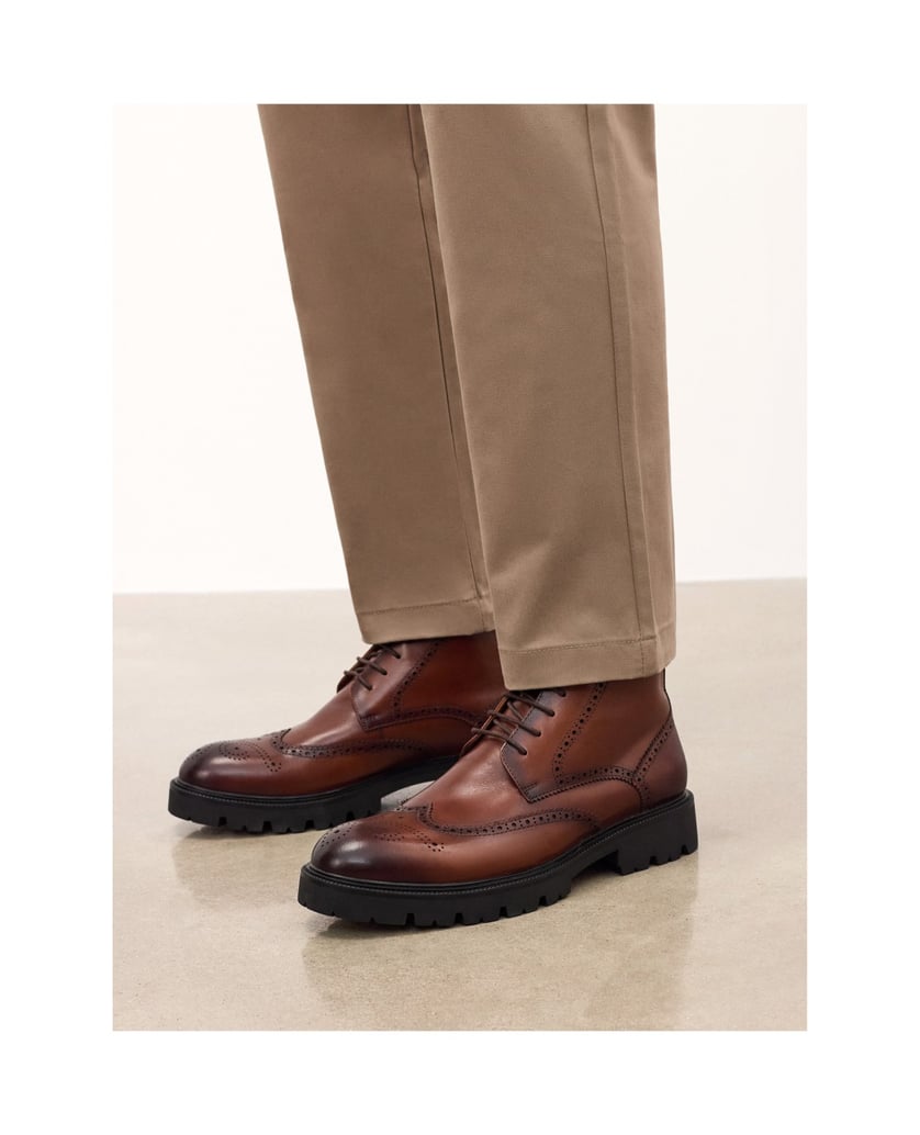 Kazar-Schnürstiefel-aus-Leder-für-Männer-braun