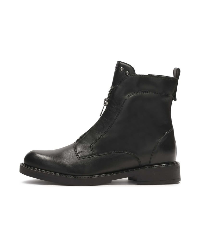 Kazar-Bequeme-schwarze-Stiefel-mit-Reißverschluss-schwarz