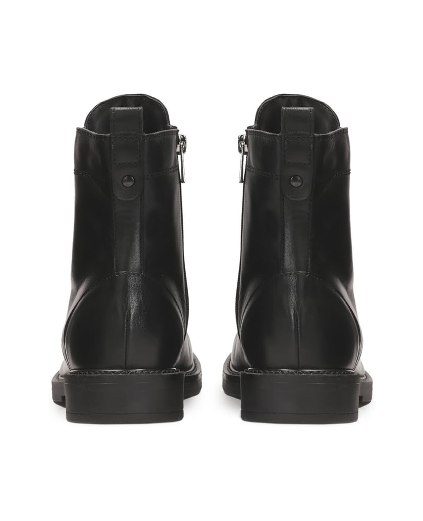 Kazar-Bequeme-schwarze-Stiefel-mit-Reißverschluss-schwarz