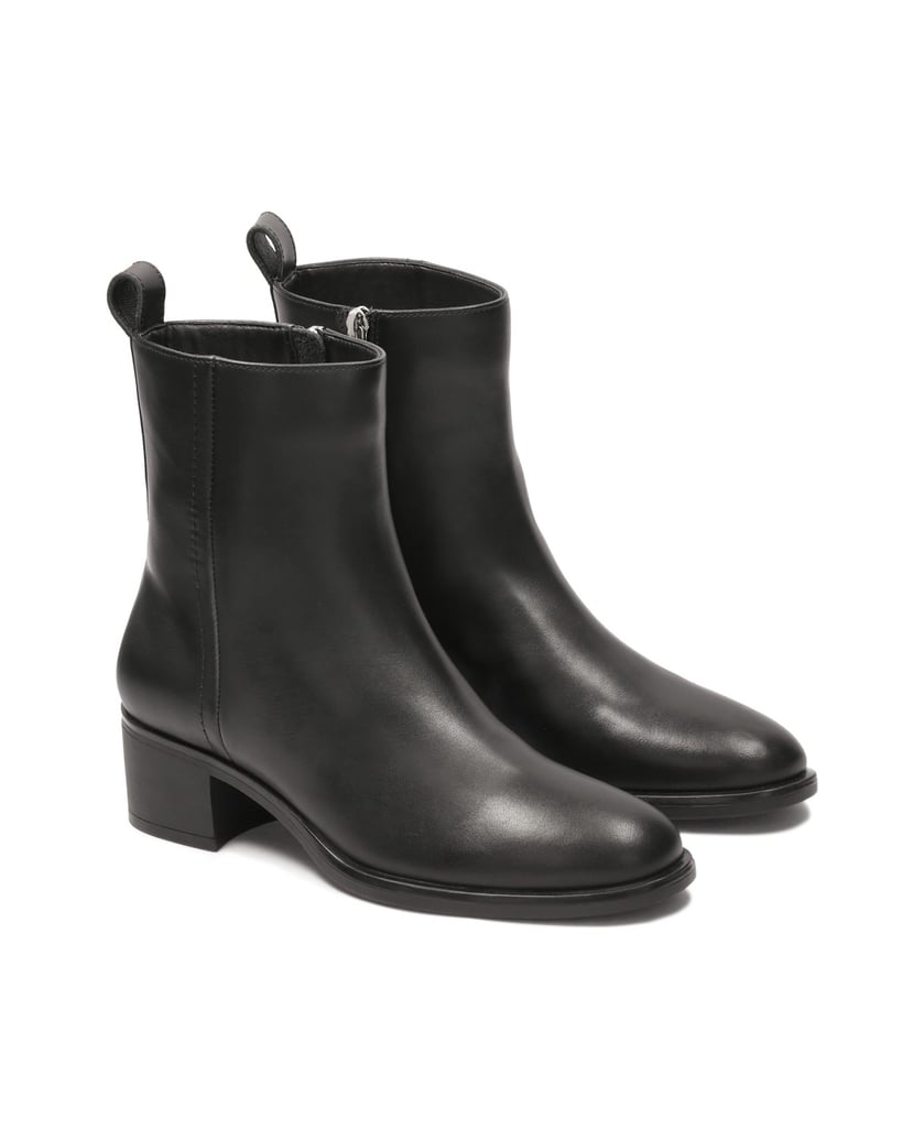 Kazar-Schwarze-Stiefel-mit-breiten-Absätzen-schwarz