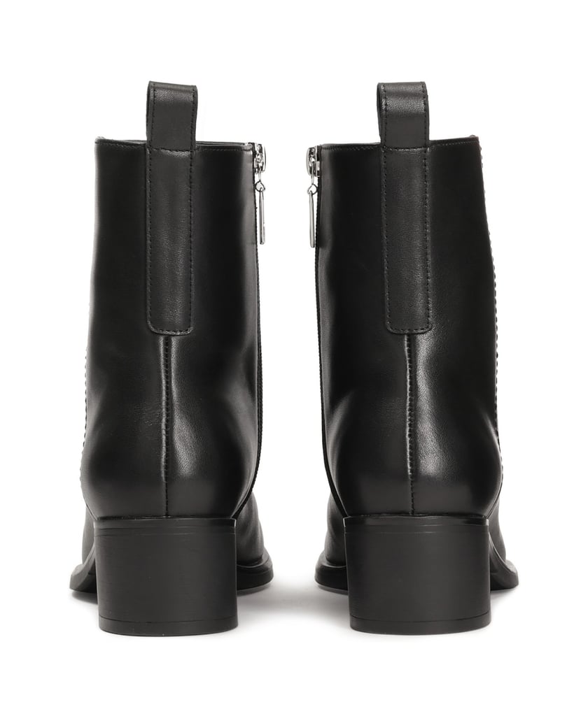 Kazar-Schwarze-Stiefel-mit-breiten-Absätzen-schwarz