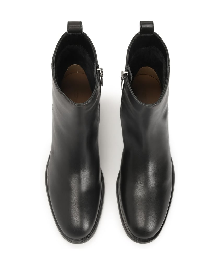 Kazar-Schwarze-Stiefel-mit-breiten-Absätzen-schwarz