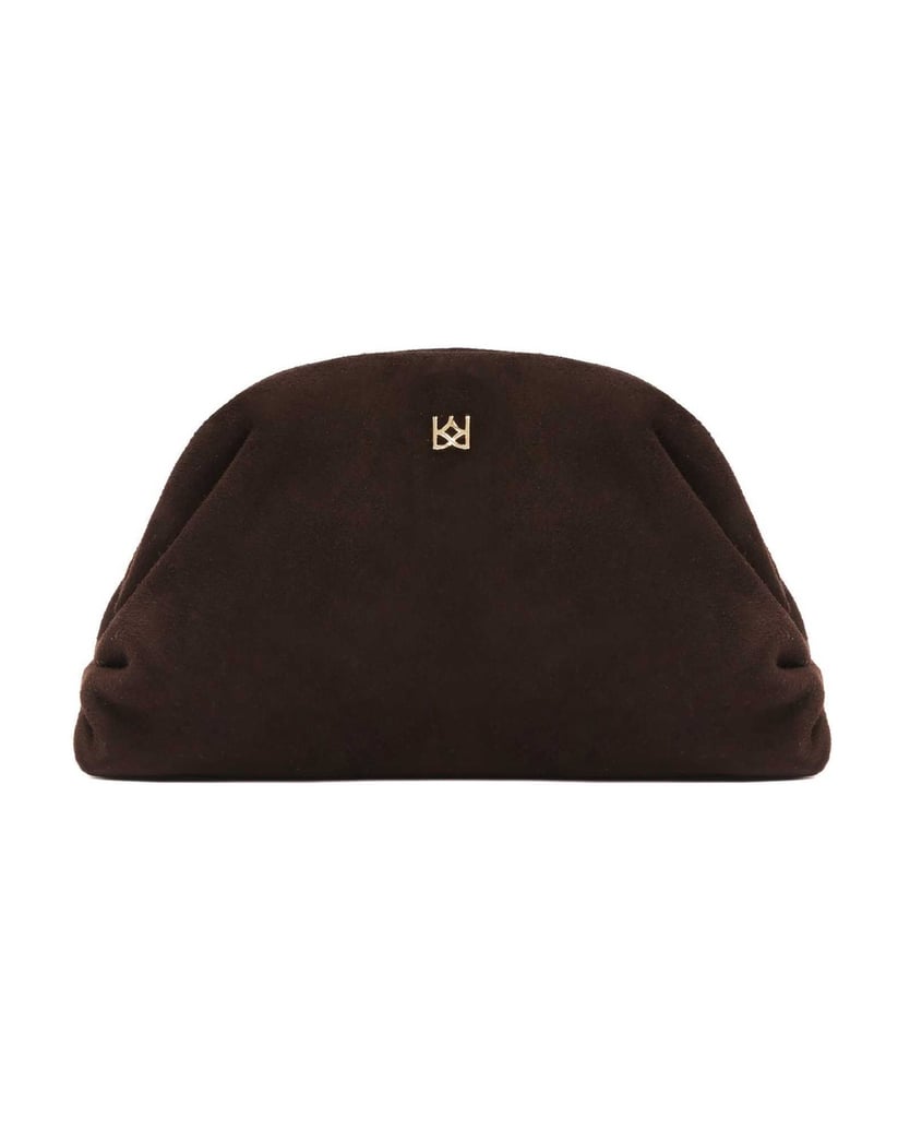 Kazar-Braune-Wildlederhandtasche-mit-Metallrahmen-braun
