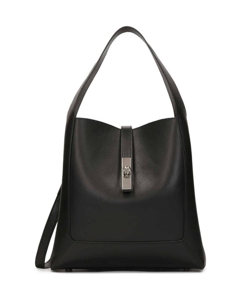 Kazar-Schwarze-elegante-Lederhandtasche-schwarz
