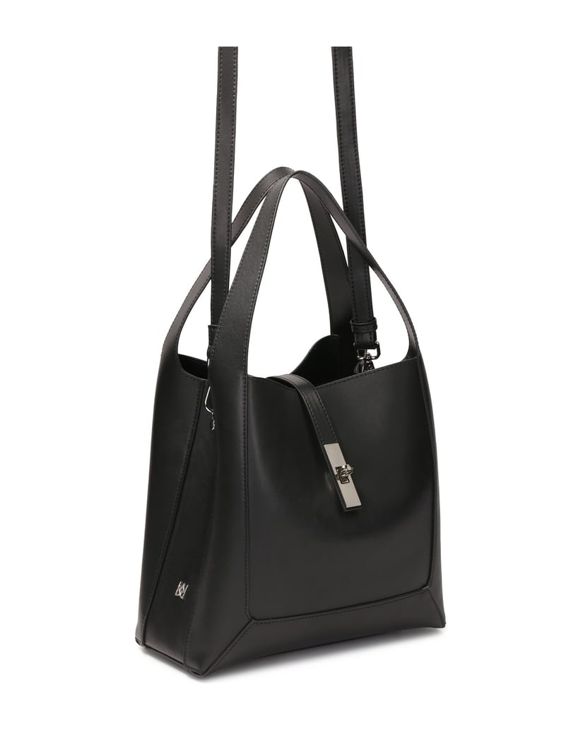 Kazar-Schwarze-elegante-Lederhandtasche-schwarz