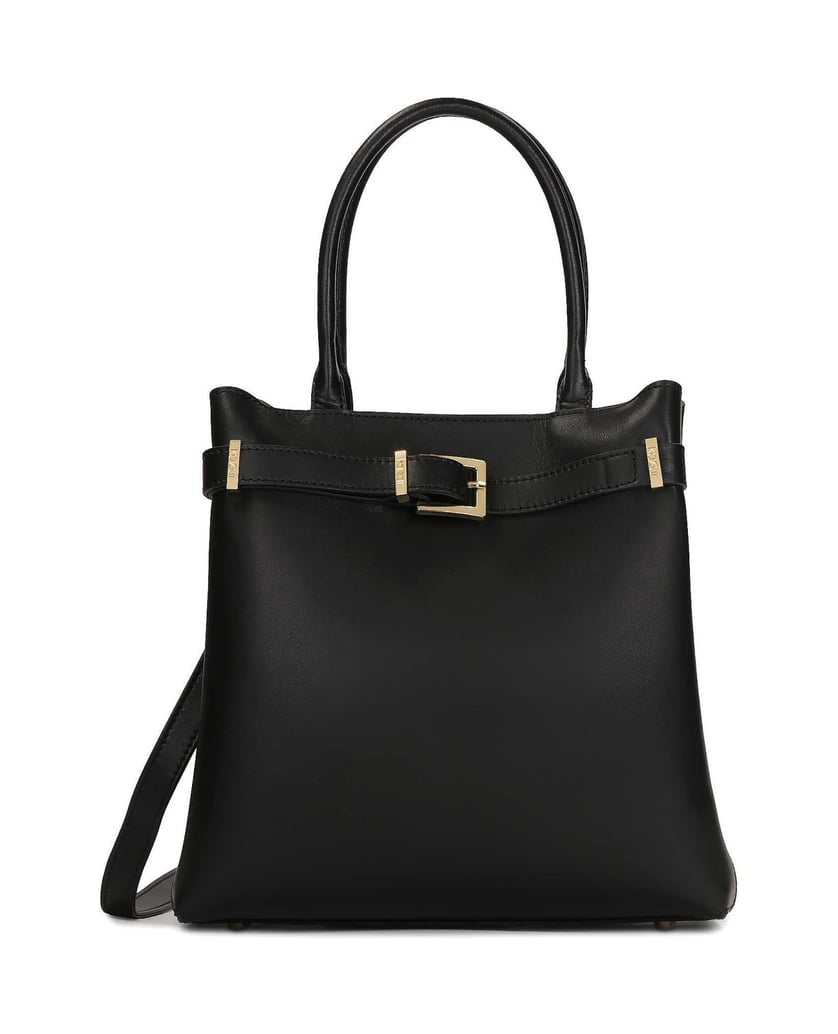 Kazar-Schwarze-elegante-Handtasche-mit-Riemen-schwarz
