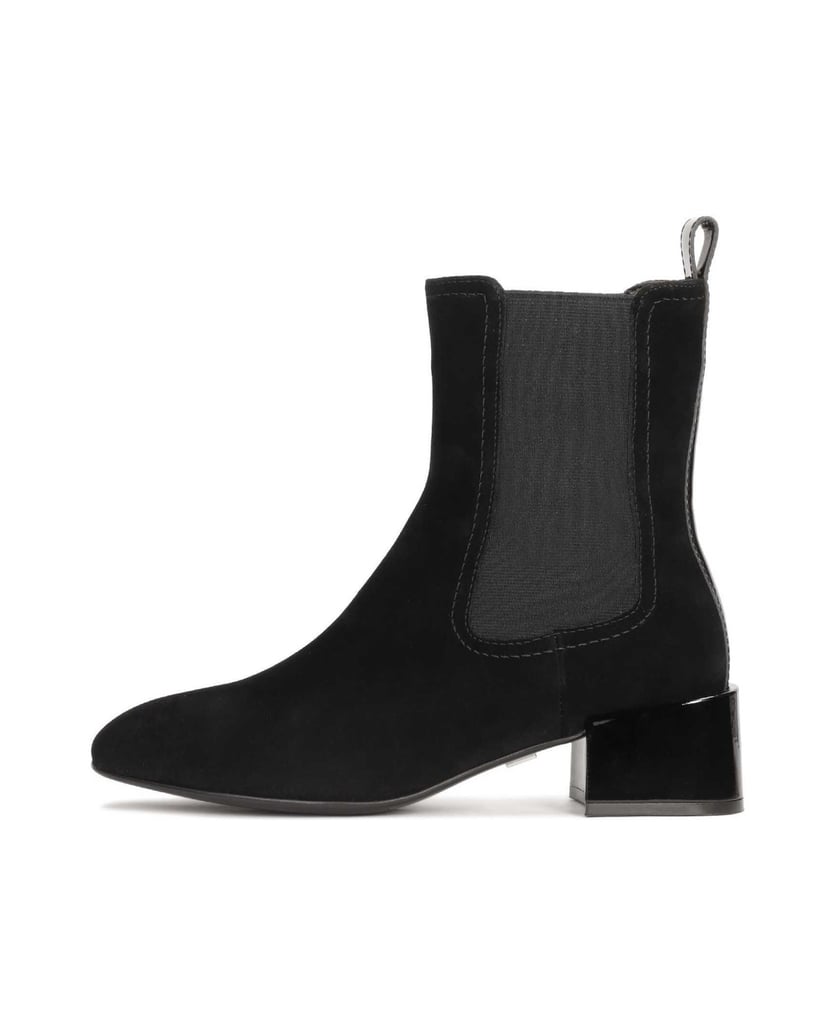 Kazar-Schwarze-Wildlederstiefel-mit-elastischem-Schaft-und-niedrigem-Absatz-schwarz