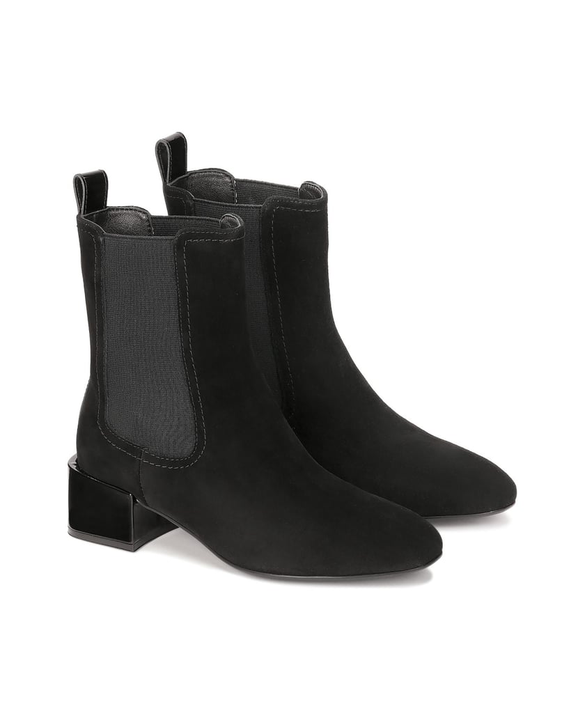Kazar-Schwarze-Wildlederstiefel-mit-elastischem-Schaft-und-niedrigem-Absatz-schwarz