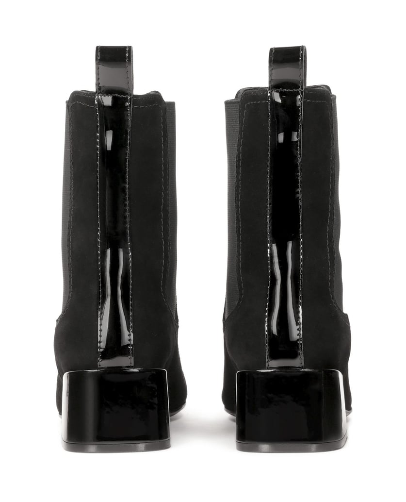Kazar-Schwarze-Wildlederstiefel-mit-elastischem-Schaft-und-niedrigem-Absatz-schwarz