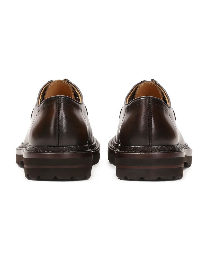 Kazar-Lederschuhe-mit-kurzer-Schnürung-braun