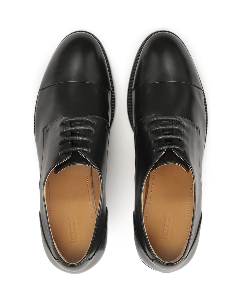 Kazar-Schnürschuhe-aus-Leder-schwarz