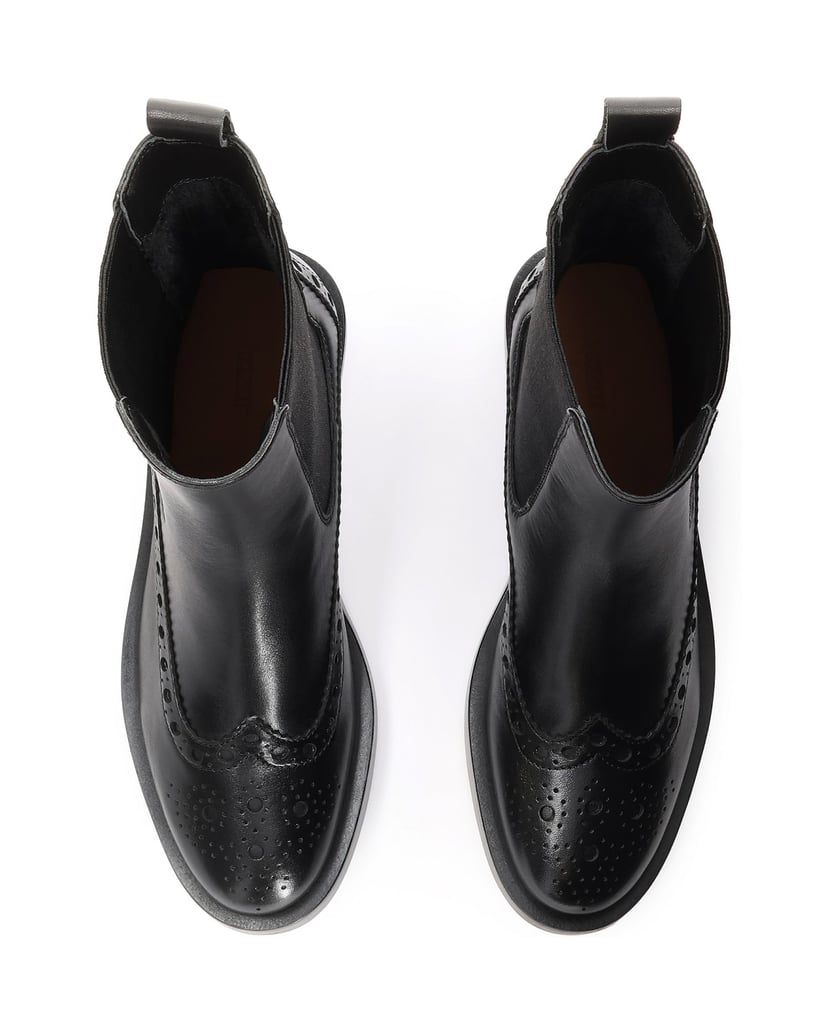 Kazar-Schwarze-Chelsea-Stiefel-mit-Rosettenverzierung-schwarz