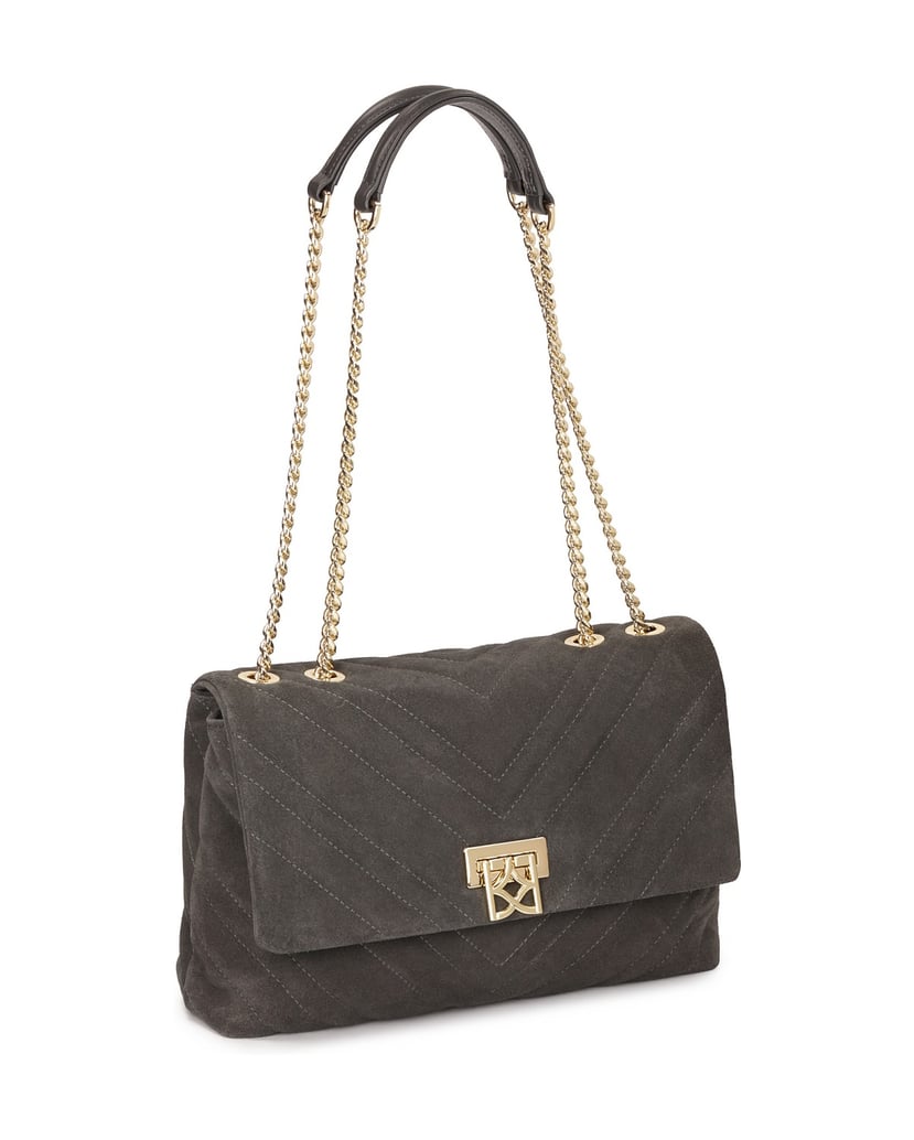 Kazar-Graue-Wildlederkette-Handtasche-grau