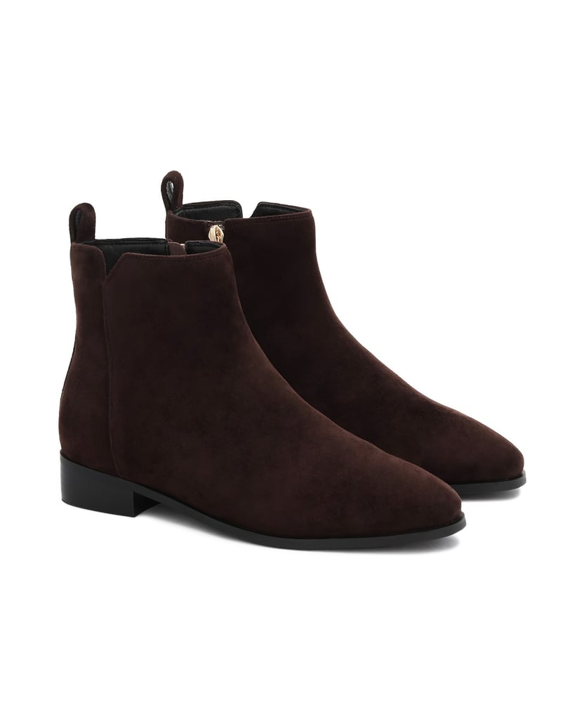 Kazar-Braune-Wildlederstiefel-mit-Reißverschluss-braun