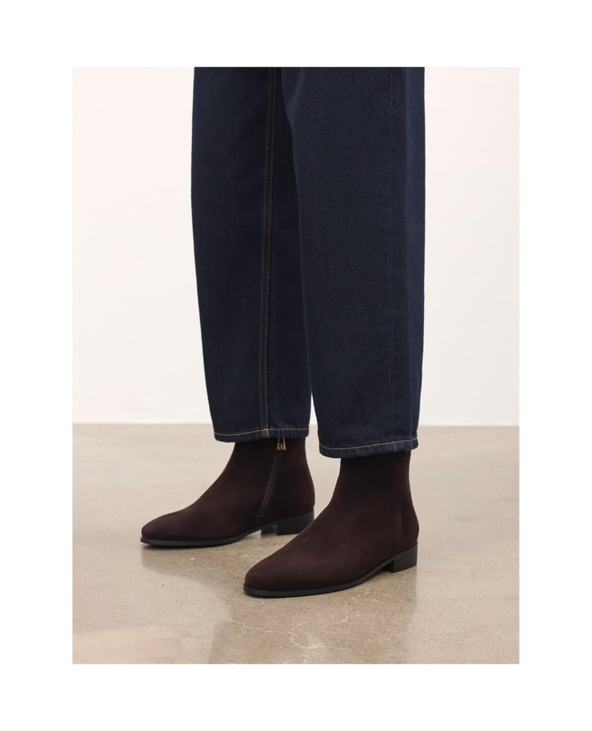 Kazar-Braune-Wildlederstiefel-mit-Reißverschluss-braun