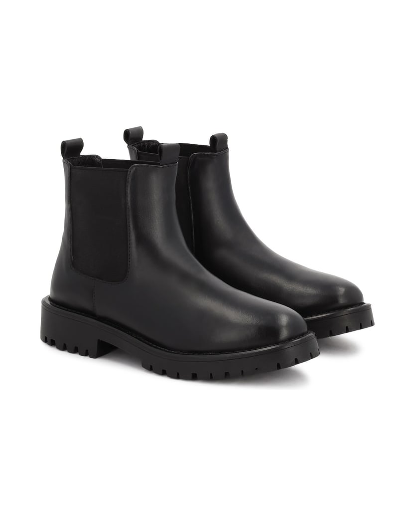 Kazar-Klassische-Chelsea-Stiefel-aus-Leder-schwarz
