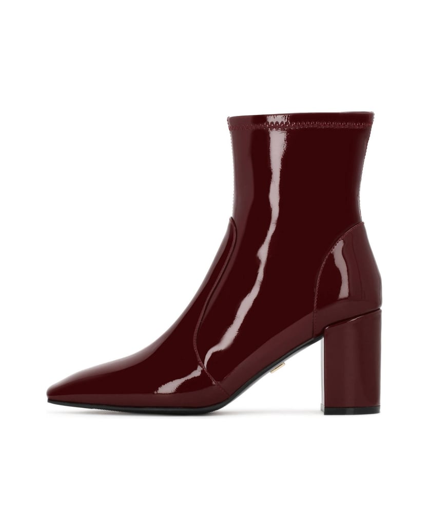 Kazar-Kastanienbraune-Stiletto-Stiefel-rot