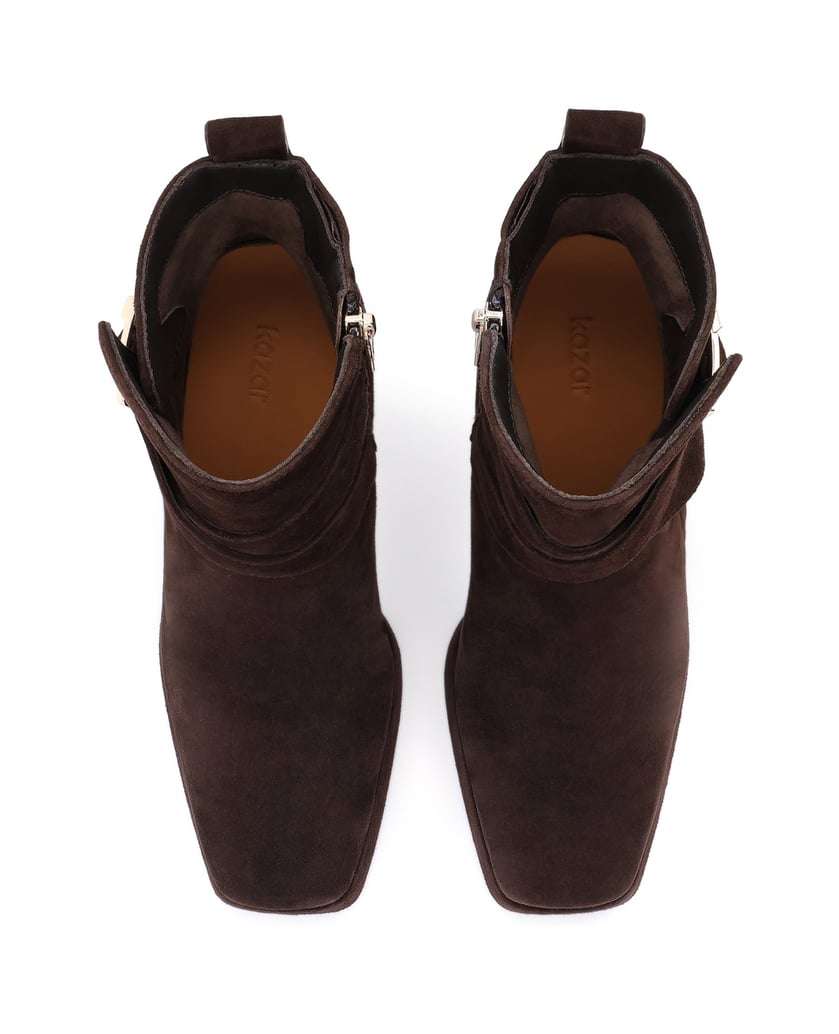 Kazar-Braune-Wildlederstiefel-mit-Absatz-und-Plateau-braun