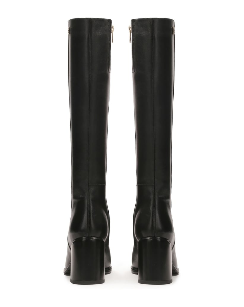 Kazar-Schwarze-Stöckelschuhe-aus-Leder-schwarz