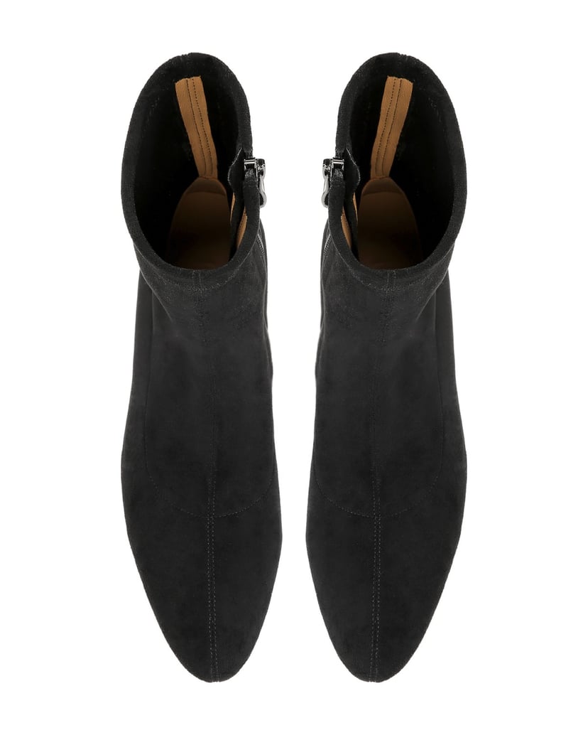 Kazar-Klassische-schwarze-Stiefel-an-einem-Pfosten-schwarz