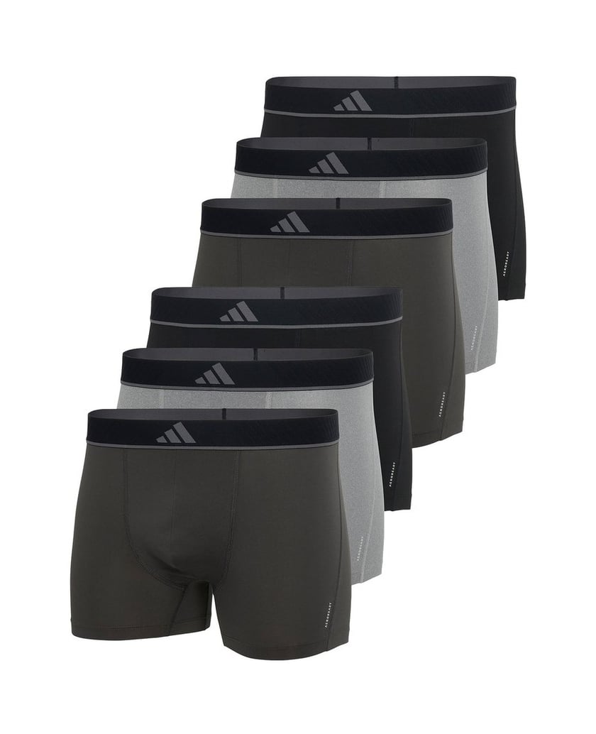 Adidas-Herren-Boxershort-6er-Pack-Trunks-Active-Micro-Flex-Eco-6P-schwarz