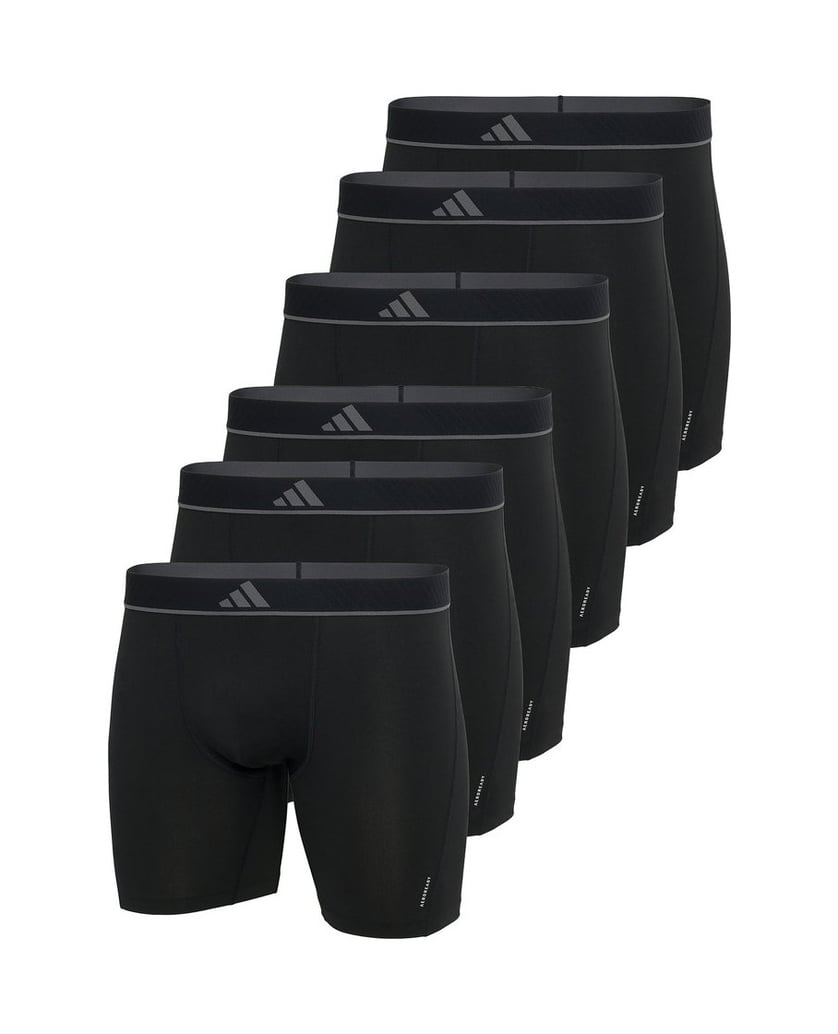 Adidas-Herren-Boxershort-6er-Pack-Boxer-Briefs-Active-Micro-Flex-Eco-6P-schwarz