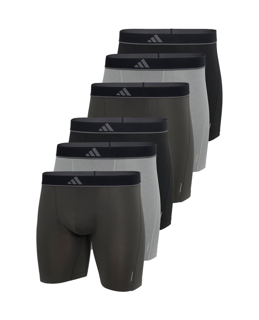 Adidas-Herren-Boxershort-6er-Pack-Boxer-Briefs-Active-Micro-Flex-Eco-6P-schwarz