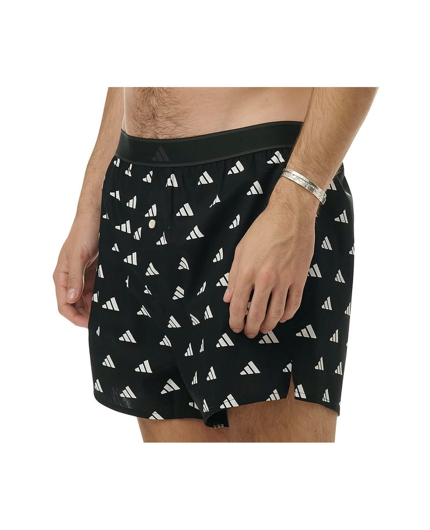 Adidas-Herren-Web-Boxershorts-4er-Pack-weiss