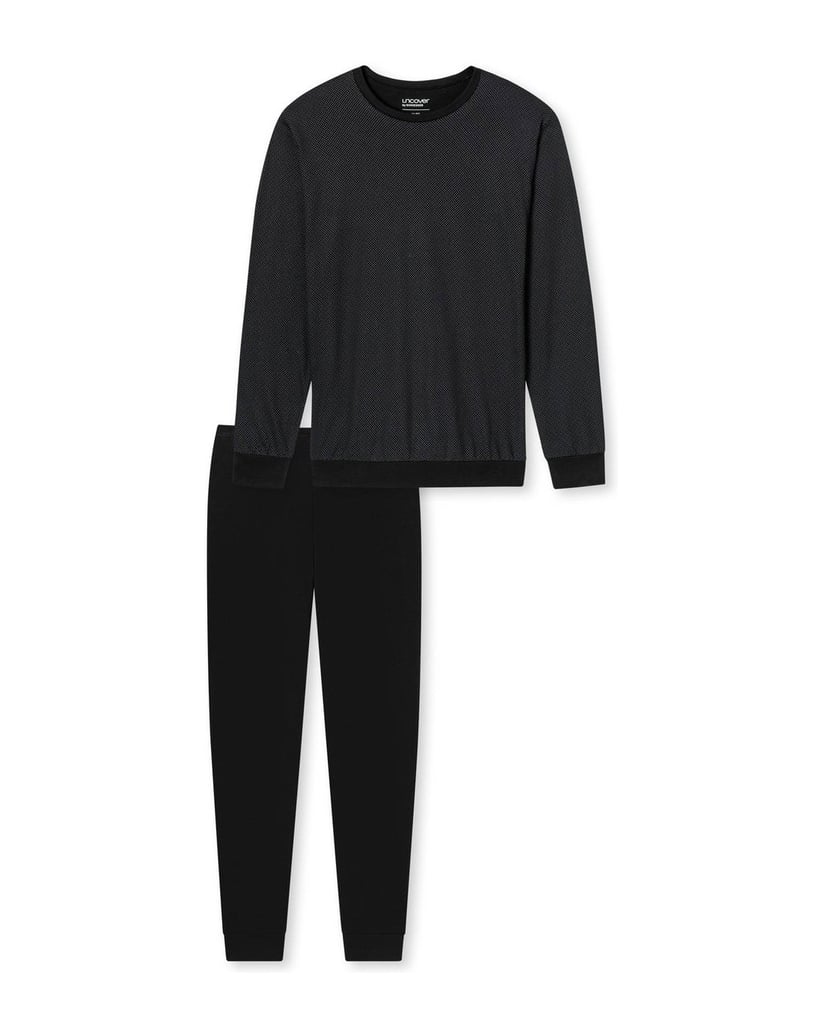 Uncover-by-Schiesser-Herren-Pyjama-blau-