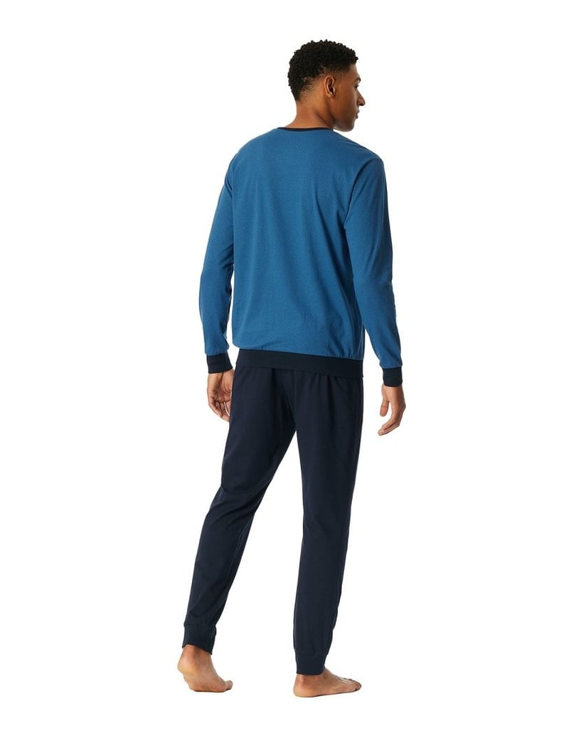 Uncover-by-Schiesser-Herren-Pyjama-blau-