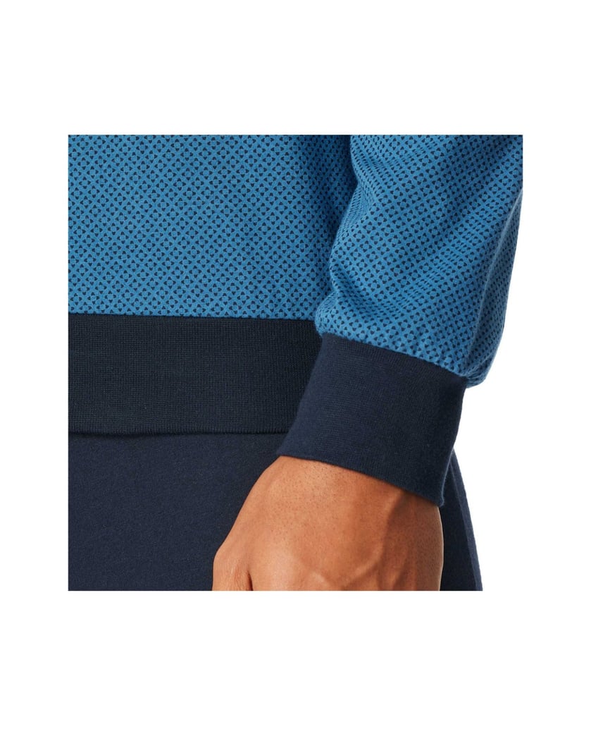 Uncover-by-Schiesser-Herren-Pyjama-blau-