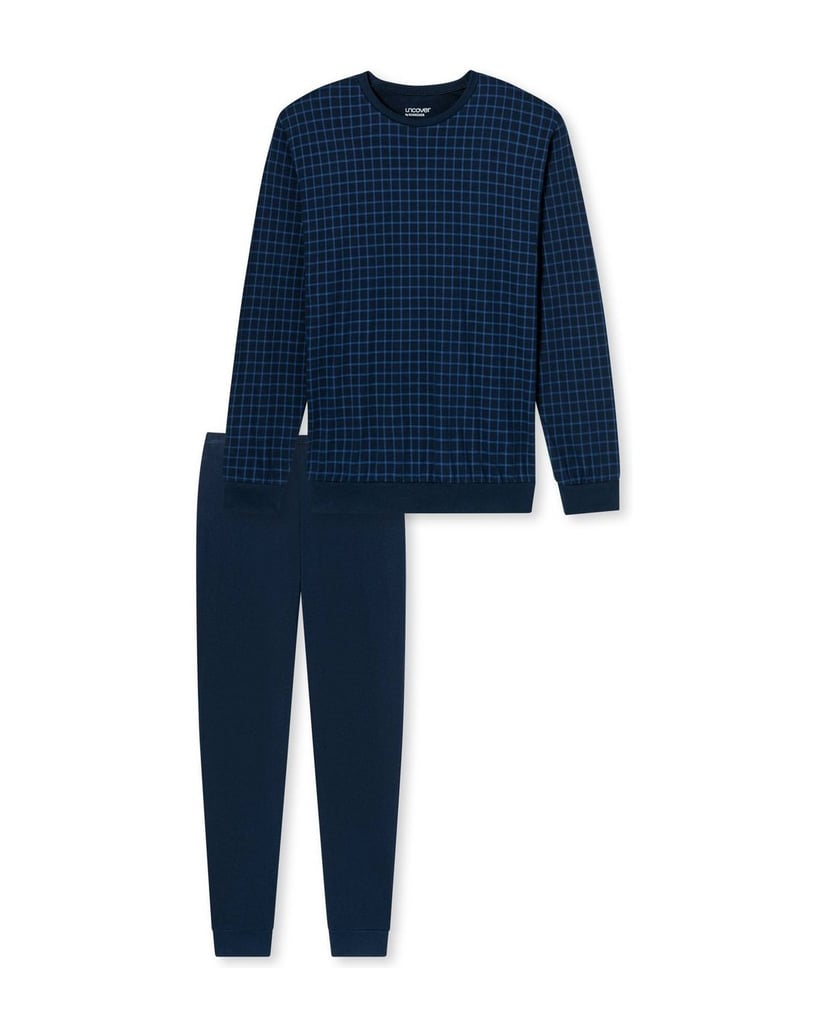 Uncover-by-Schiesser-Herren-Pyjama-blau-