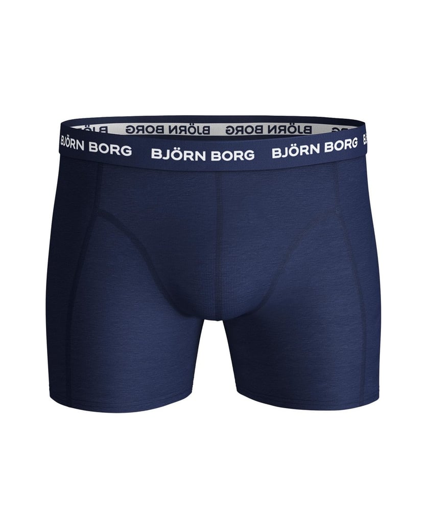 Björn-Borg-Herren-Boxershort-3er-Pack-Cotton-Stretch-Boxer-Trunks-3P-blau-