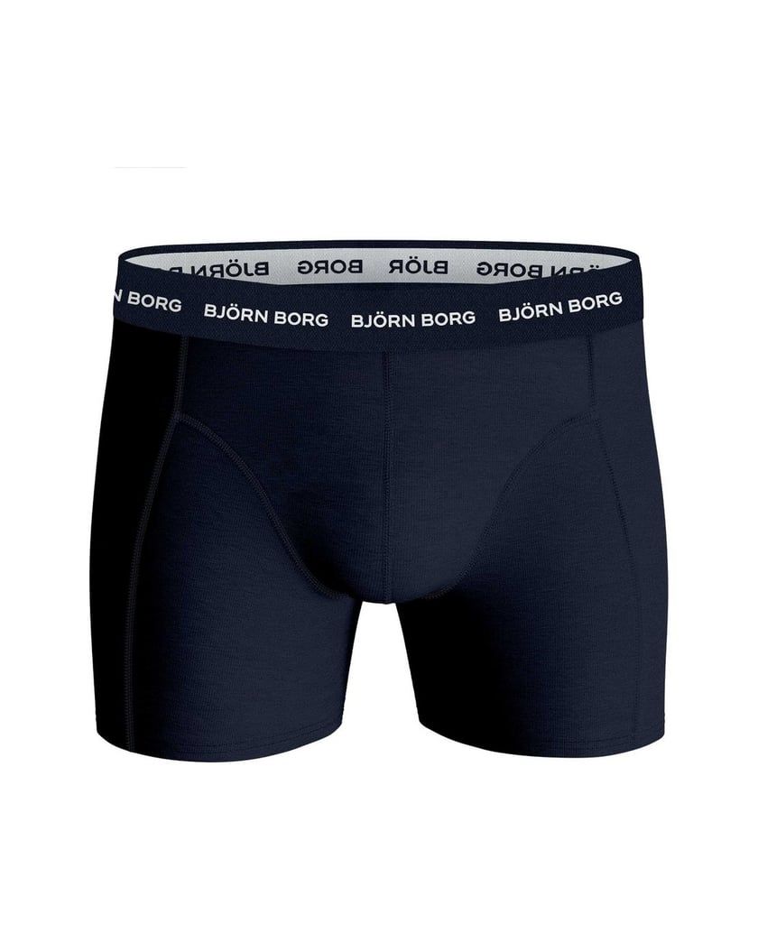 Björn-Borg-Herren-Boxershort-3er-Pack-Cotton-Stretch-Boxer-Trunks-3P-blau-