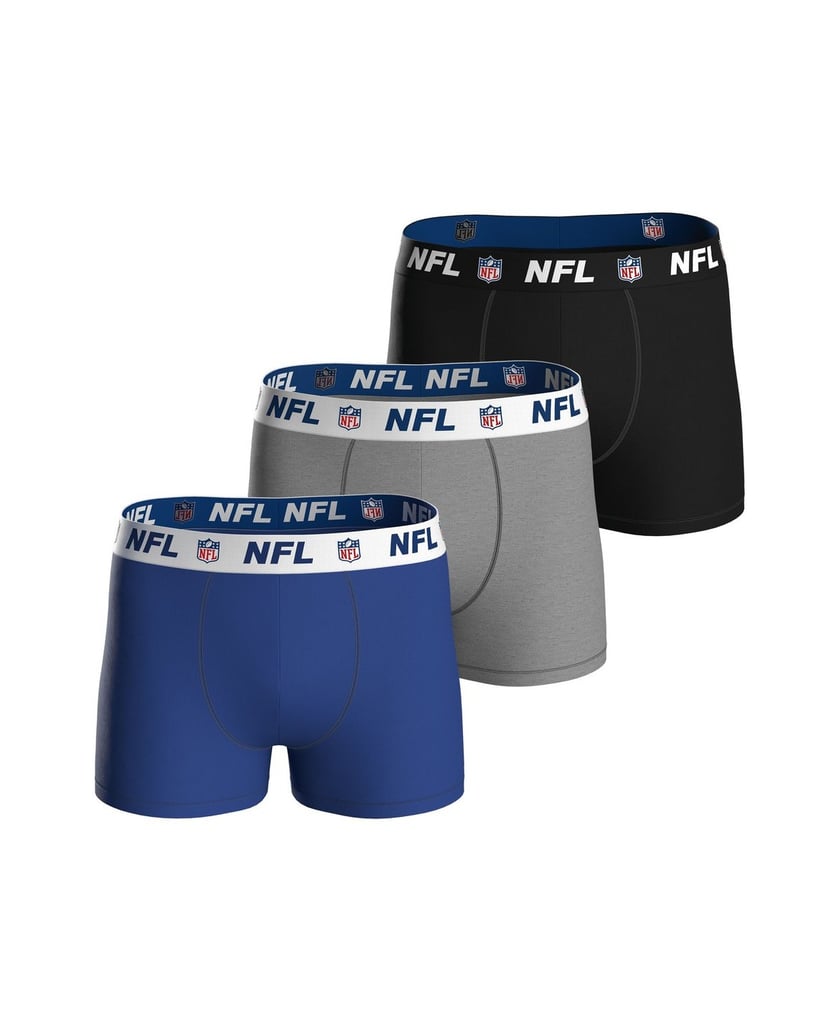 NFL-Herren-Boxershort-3er-Pack-NFL-SHIELD-3pk-Boxers-schwarz