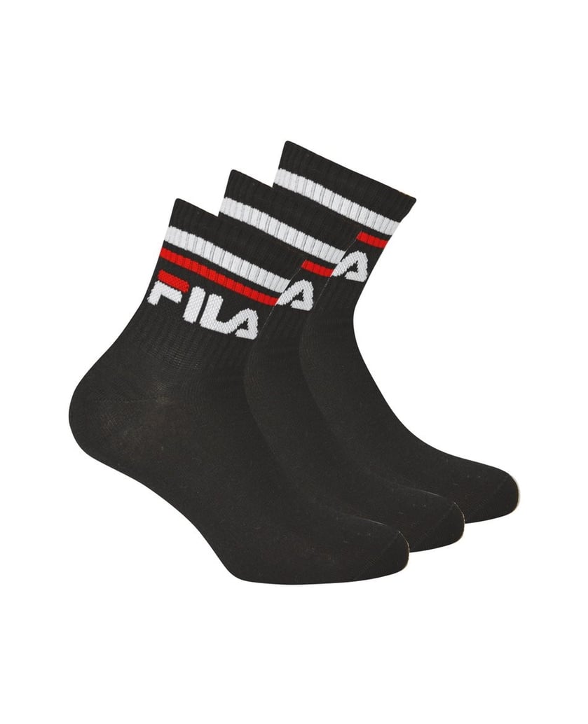 Fila-Unisex-Socken-3er-Pack-schwarz