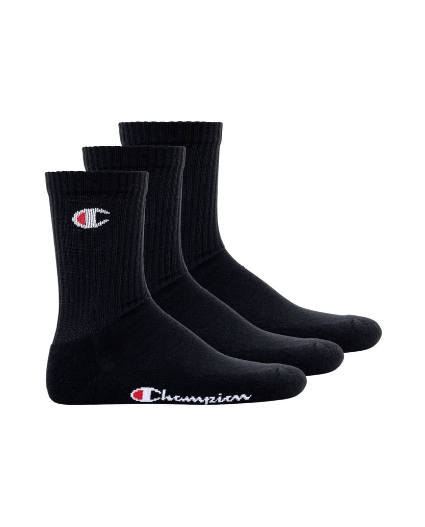 Champion-Unisex-Socken-3er-Pack-schwarz