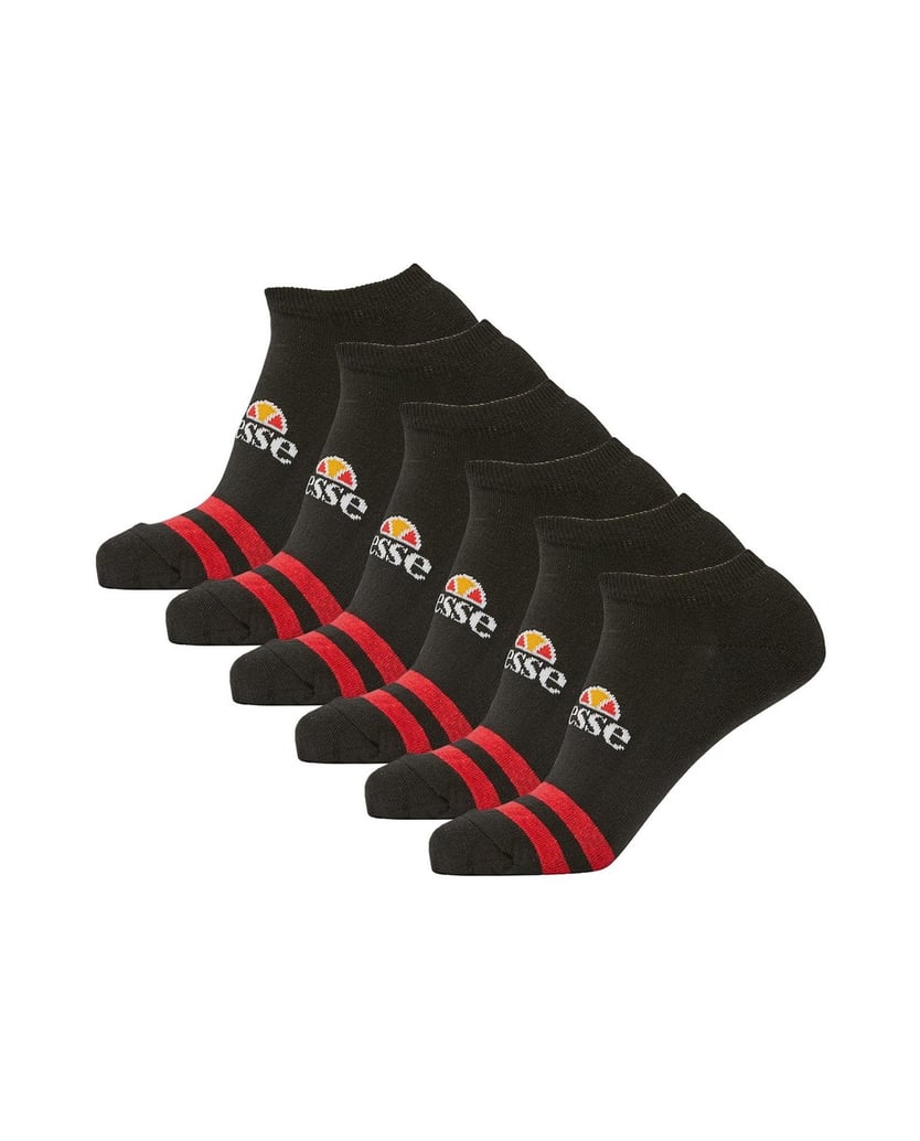 ELLESSE-Unisex-Socken-6er-Pack-MELNA-TRAINER-LINER-schwarz