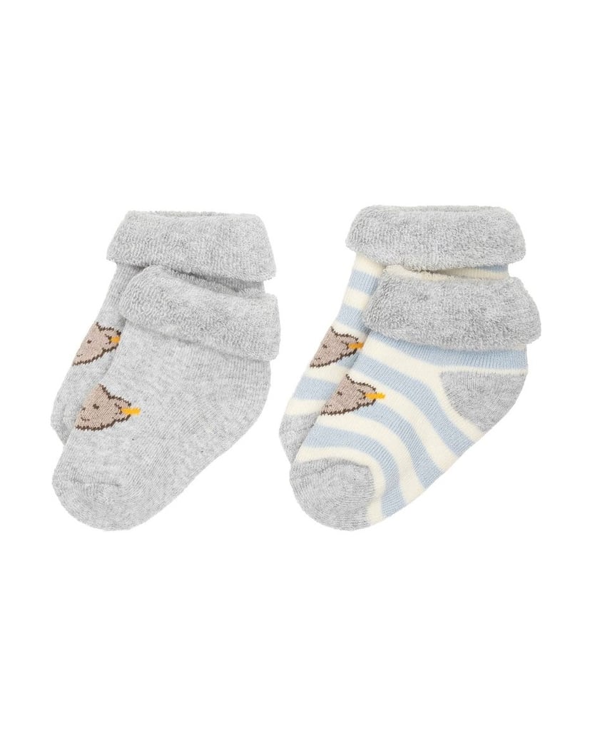 Steiff-Unisex-Socken-2er-Pack-blau