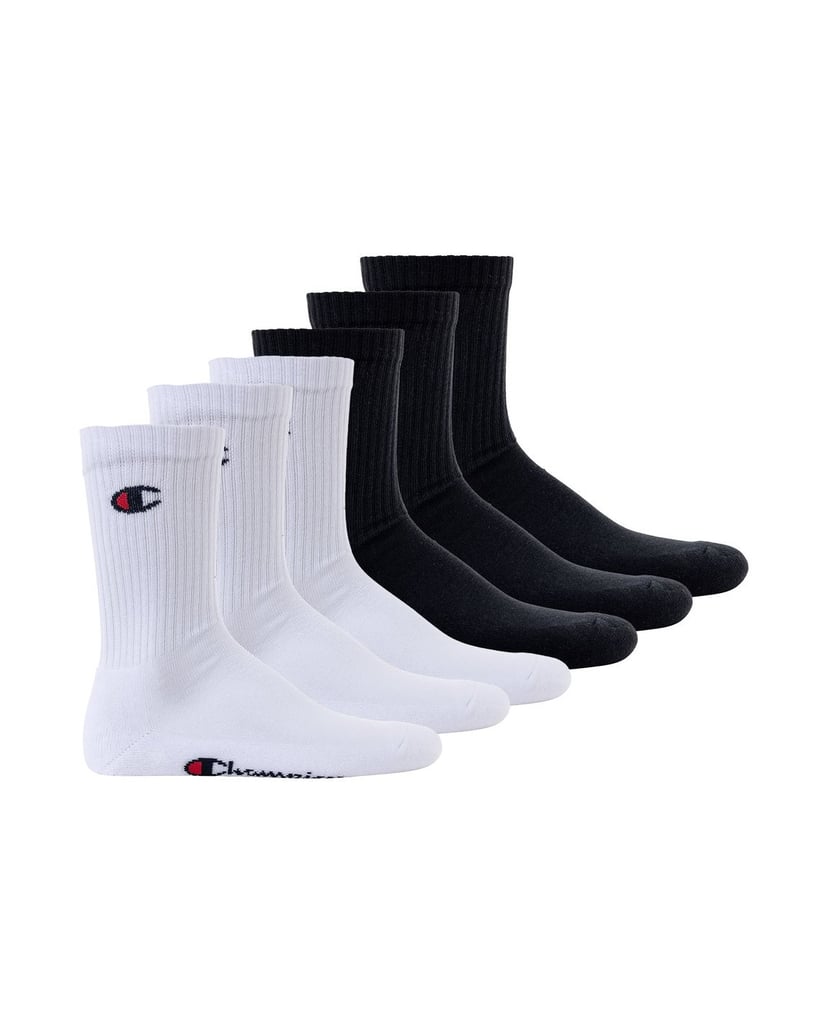 Champion-Unisex-Socken-6er-Pack-schwarz