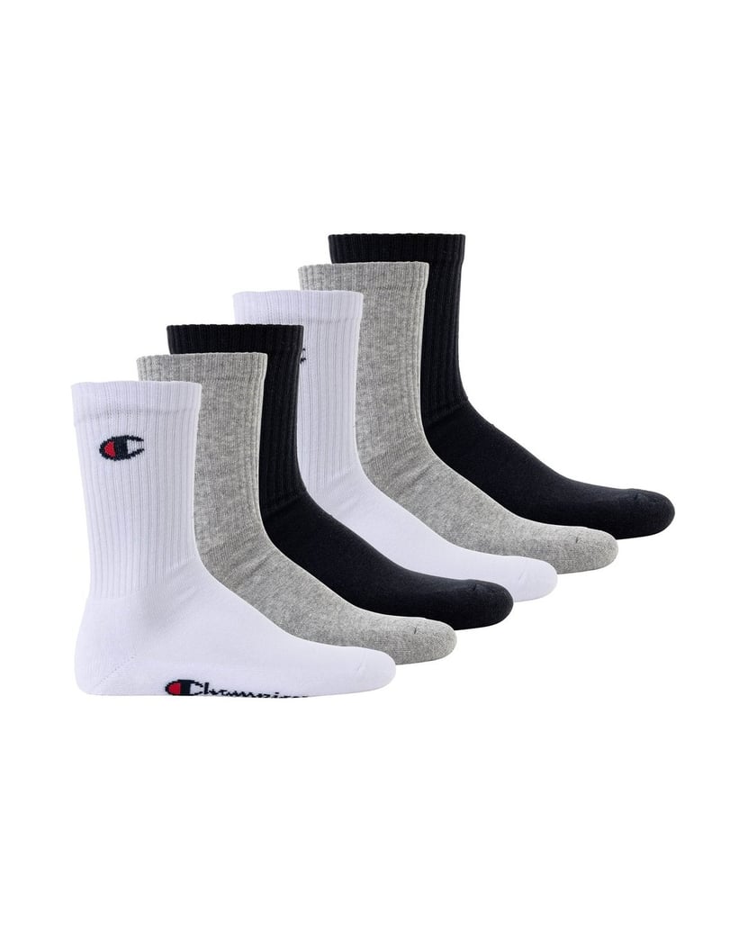 Champion-Unisex-Socken-6er-Pack-schwarz