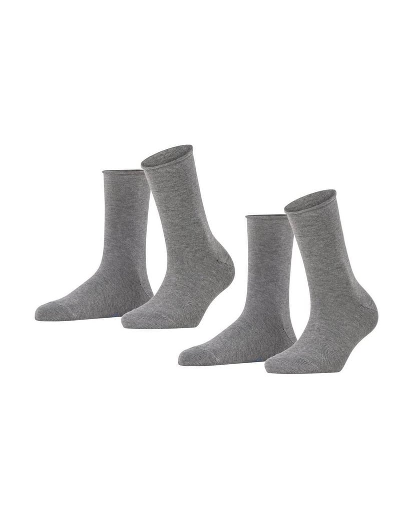 Falke-Damen-Socken-2er-Pack-FALKE-Happy-DP-SO-grau