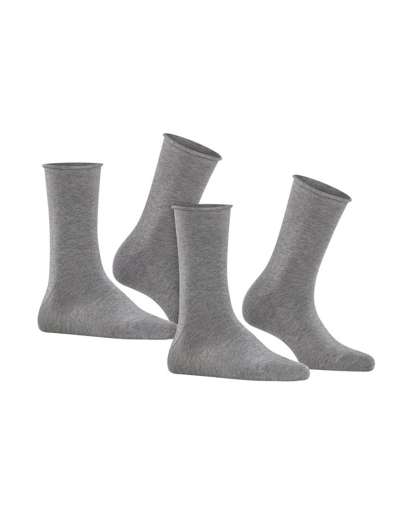 Falke-Damen-Socken-2er-Pack-FALKE-Happy-DP-SO-grau