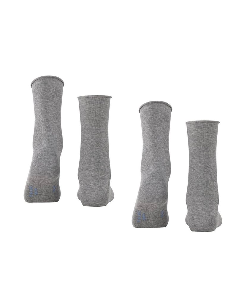 Falke-Damen-Socken-2er-Pack-FALKE-Happy-DP-SO-grau