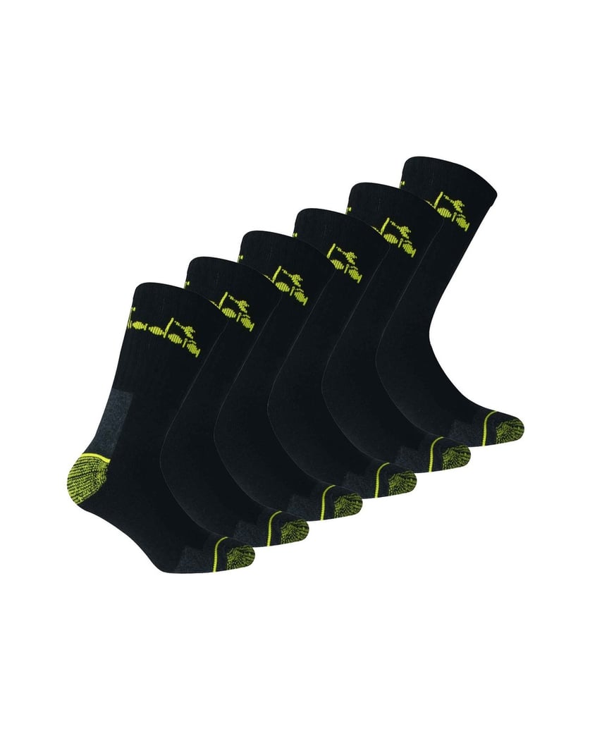 Diadora-Unisex-Socken-6er-Pack-schwarz