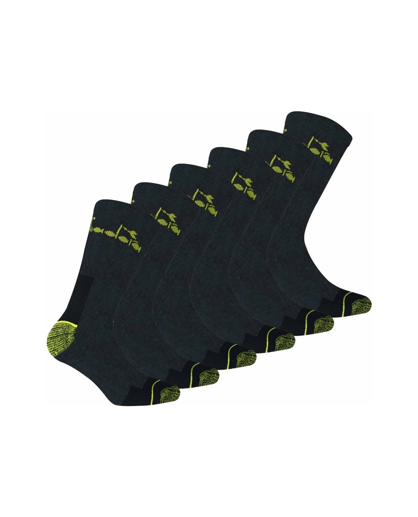 Diadora-Unisex-Socken-6er-Pack-schwarz