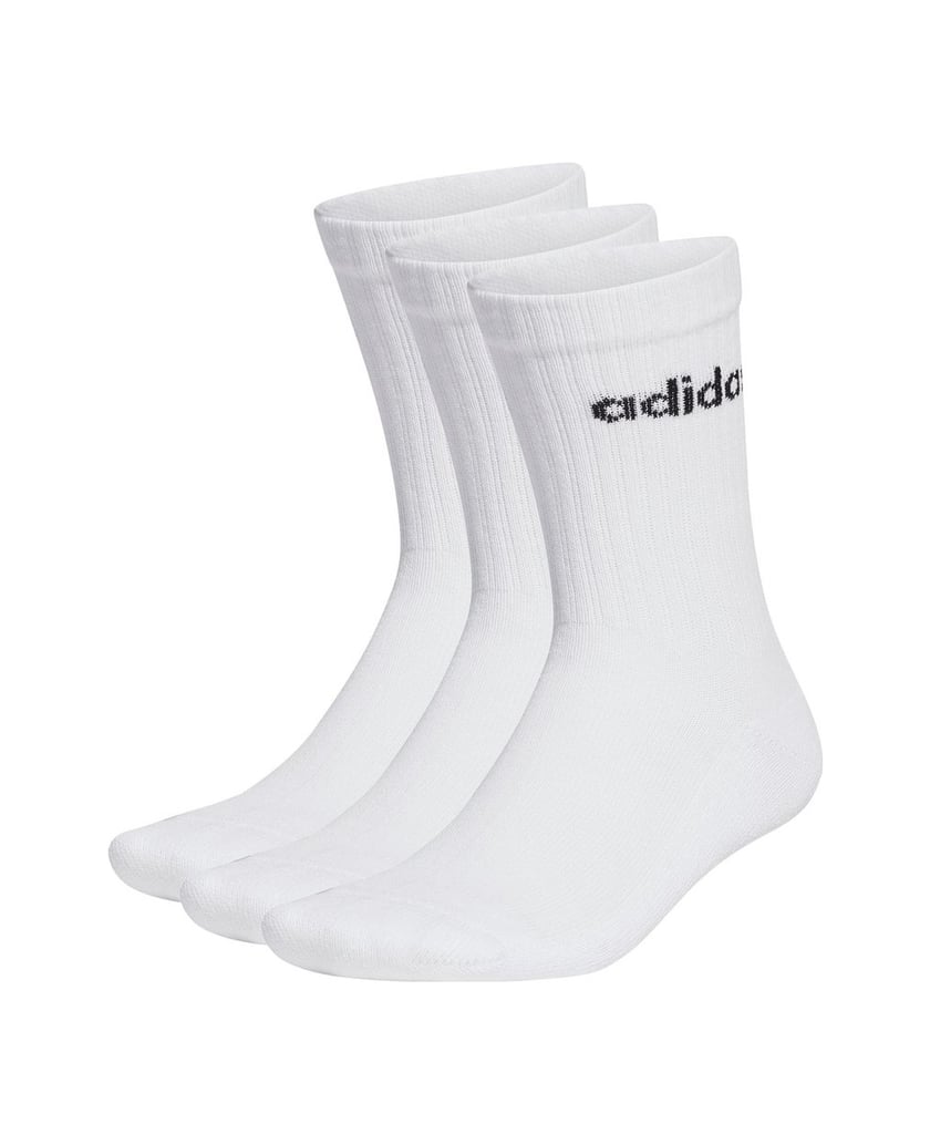 Adidas-Unisex-Socken-3er-Pack-Linear-Crew-Cushioned-schwarz